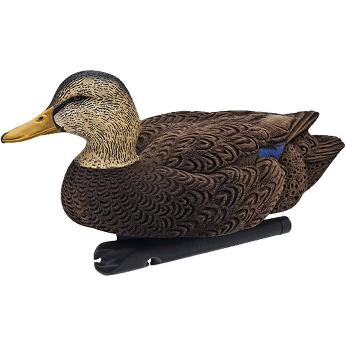 Avian X Topflight Mallards Flocked Black Ducks Pack of 6 Floating Decoys - Forza Sports