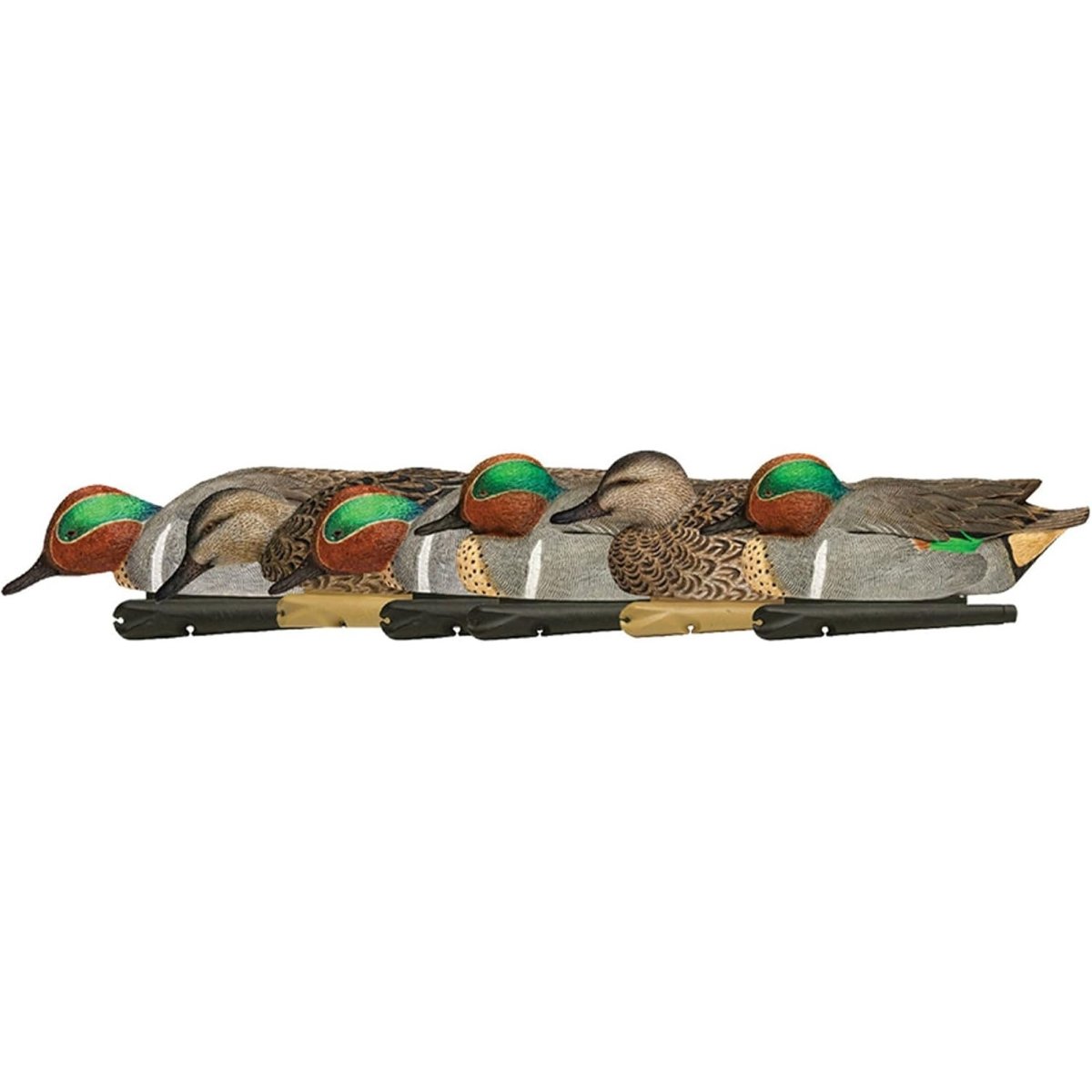 Avian X Topflight Green - Winged Teal Pack of 6 Floating Decoys - Forza Sports