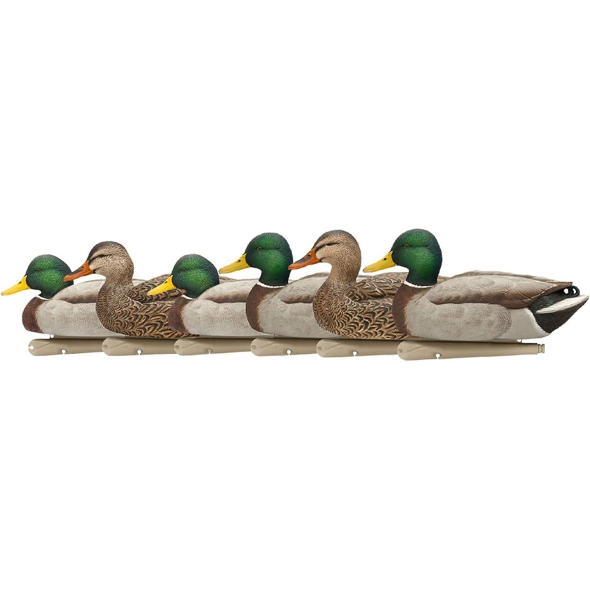 Avian X Topflight Mallards Open Water, Pack of 6 Floating Decoys - Forza Sports