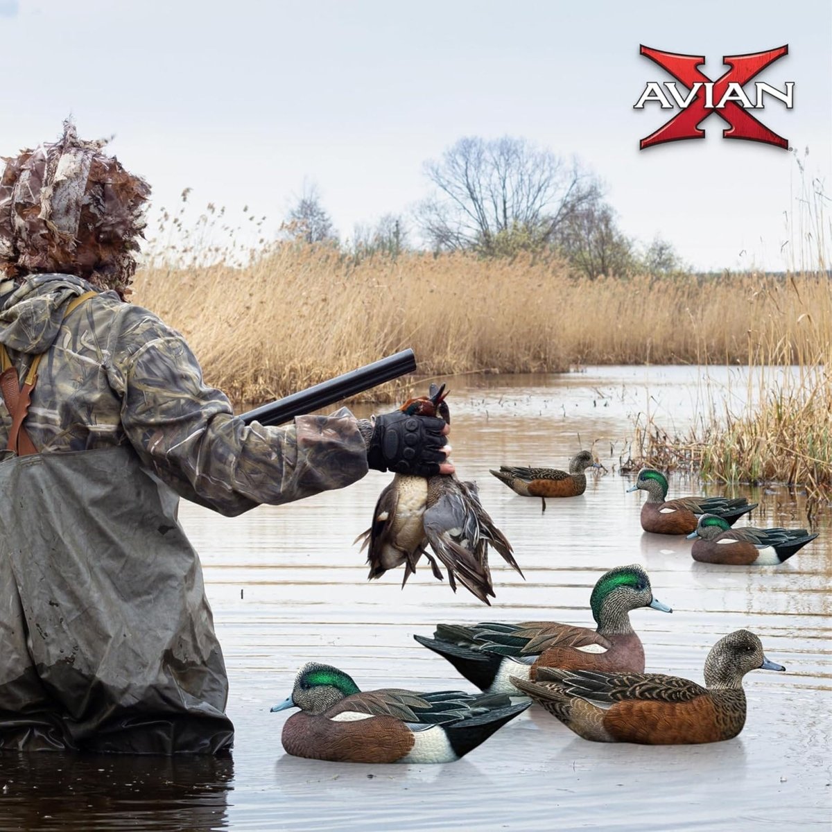 Avian X Topflight Wigeon Pack of 6 Floating Decoys - Forza Sports
