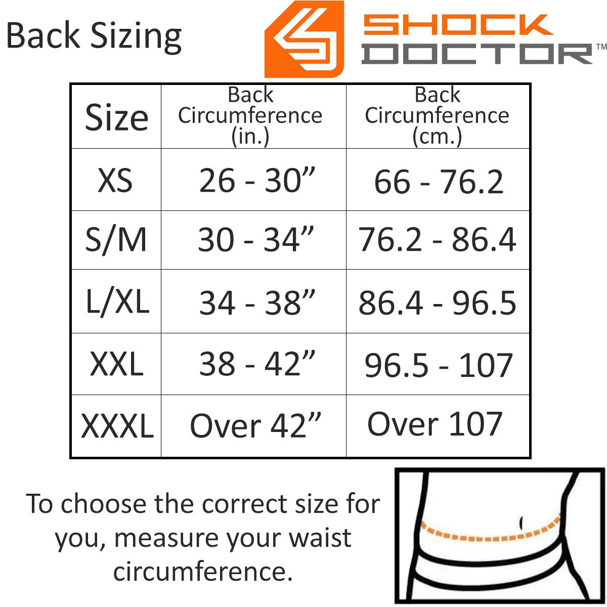 Shock Doctor Ultra Back Support - Black - Forza Sports