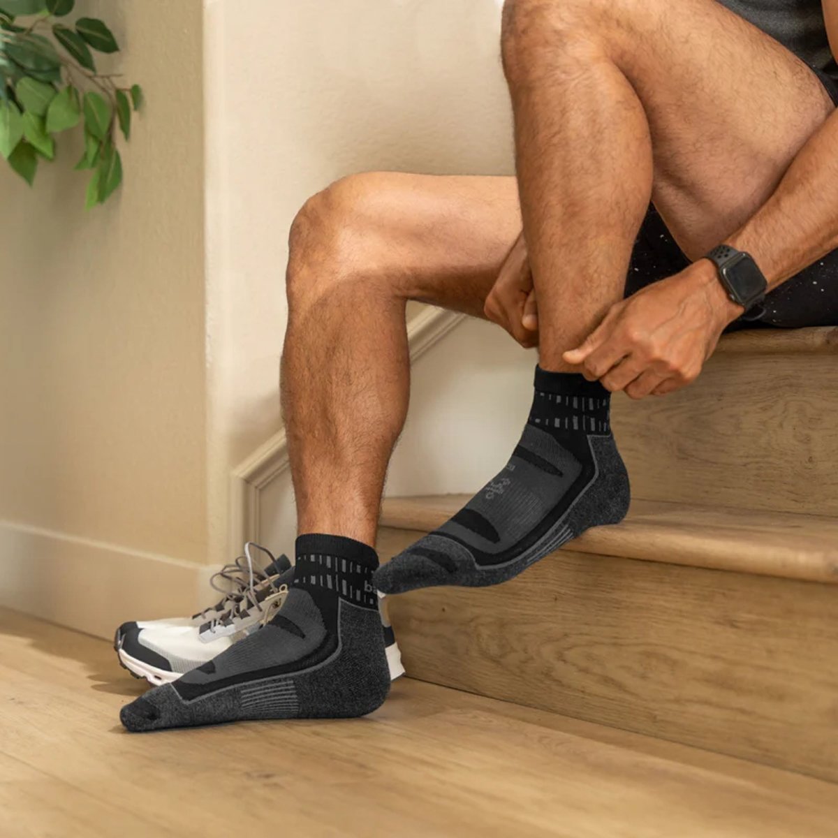 Balega Blister Resistant Quarter Length Socks, Mushroom - Forza Sports