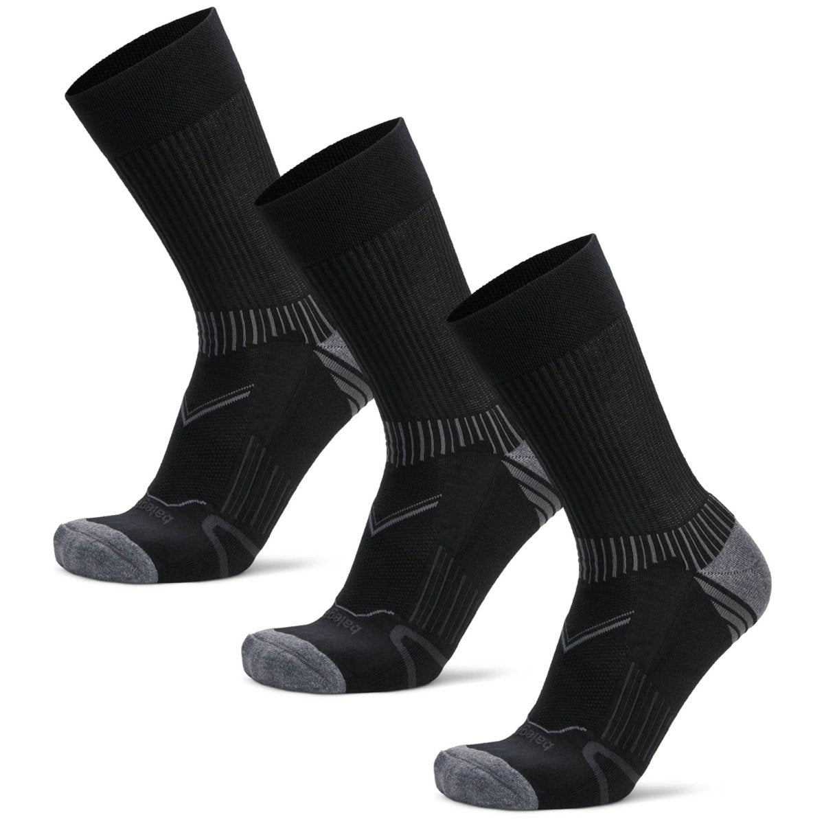 Balega Enduro Crew Socks, Black - Forza Sports
