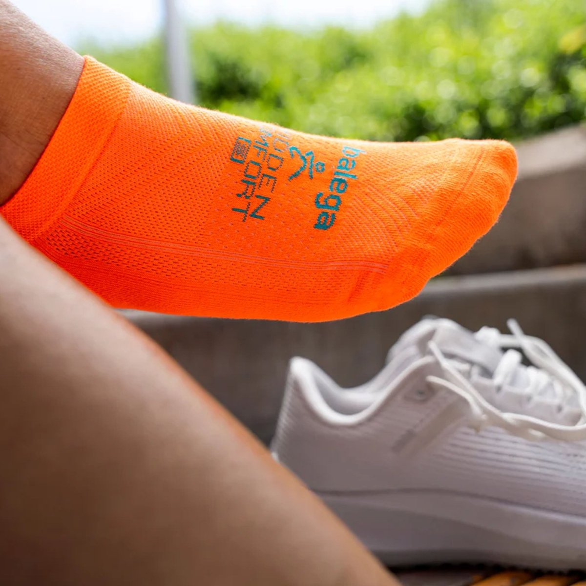 Balega Hidden Comfort No Show Running Socks, Aqua/Skipper Blue - Forza Sports