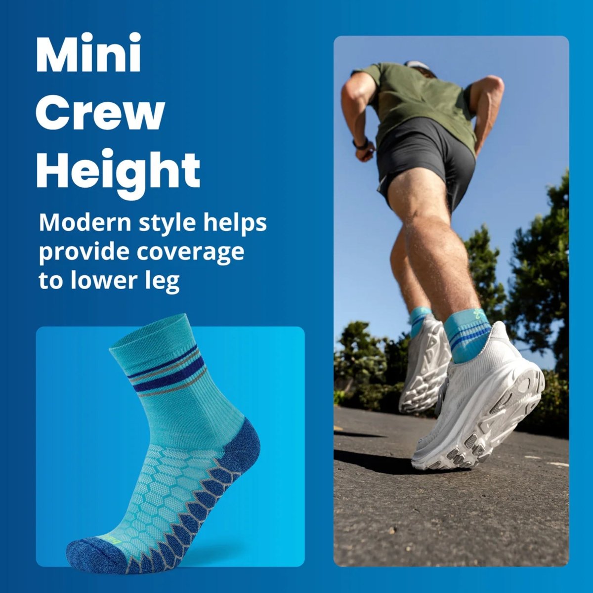 Balega Hidden Dry Mini Crew, White - Forza Sports