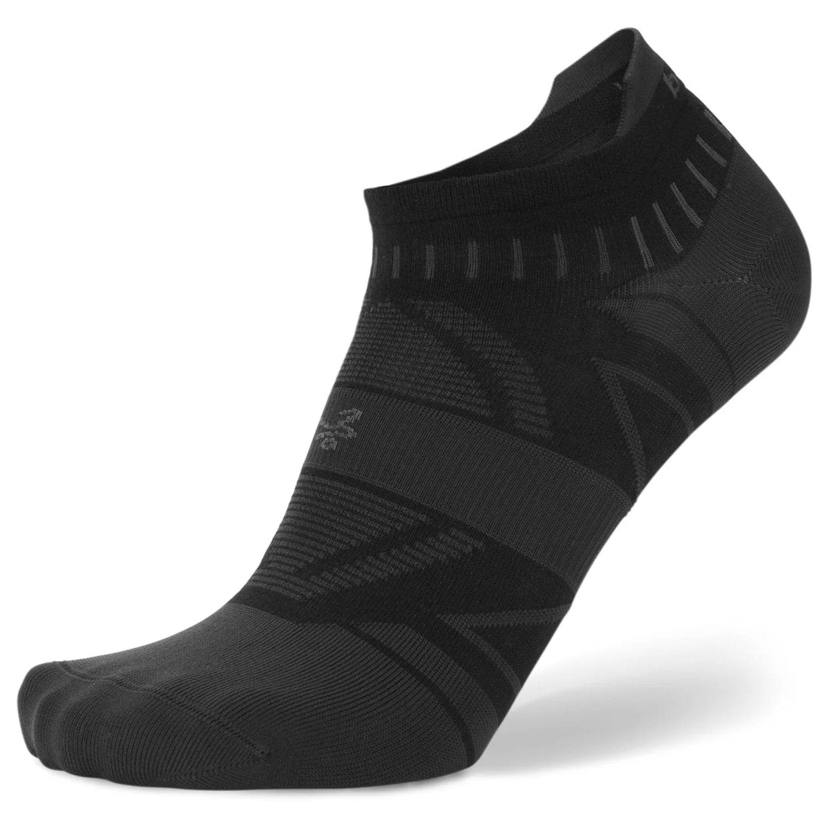 Balega Hidden Dry No Show Running Socks, Black - Forza Sports