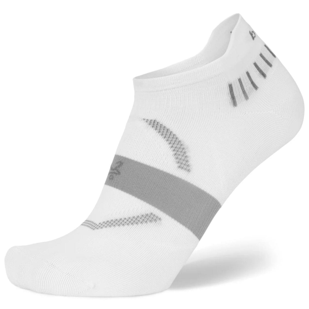 Balega Hidden Dry No Show Running Socks, White - Forza Sports