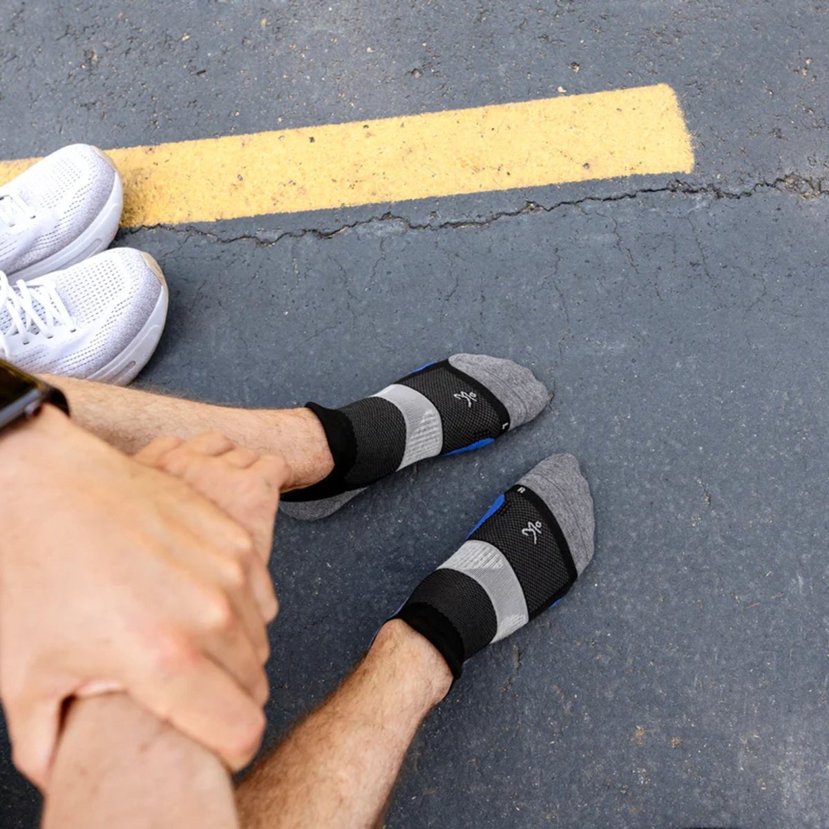 Balega No Show Ultraglide Socks, Gray Heather - Forza Sports