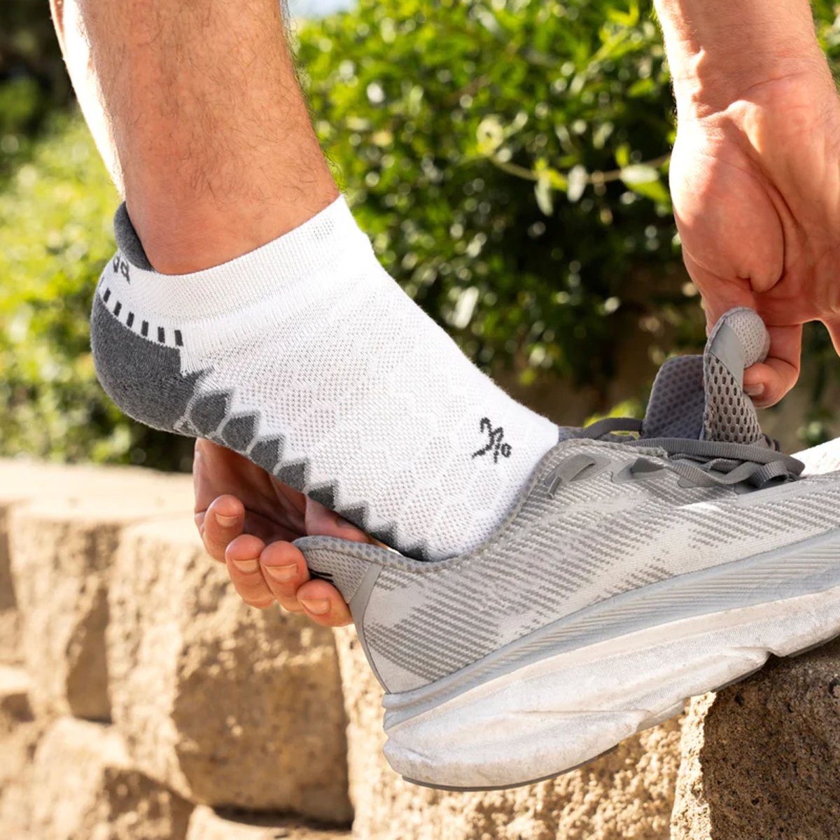 Balega Silver No Show Socks, Lavender - Forza Sports