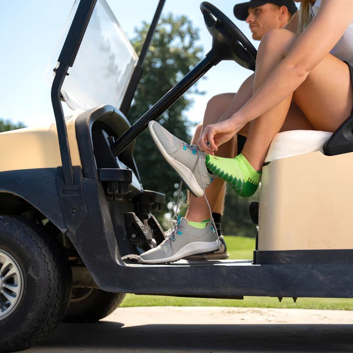 Balega Silver No Show Running Socks, Mellow Lime - Forza Sports