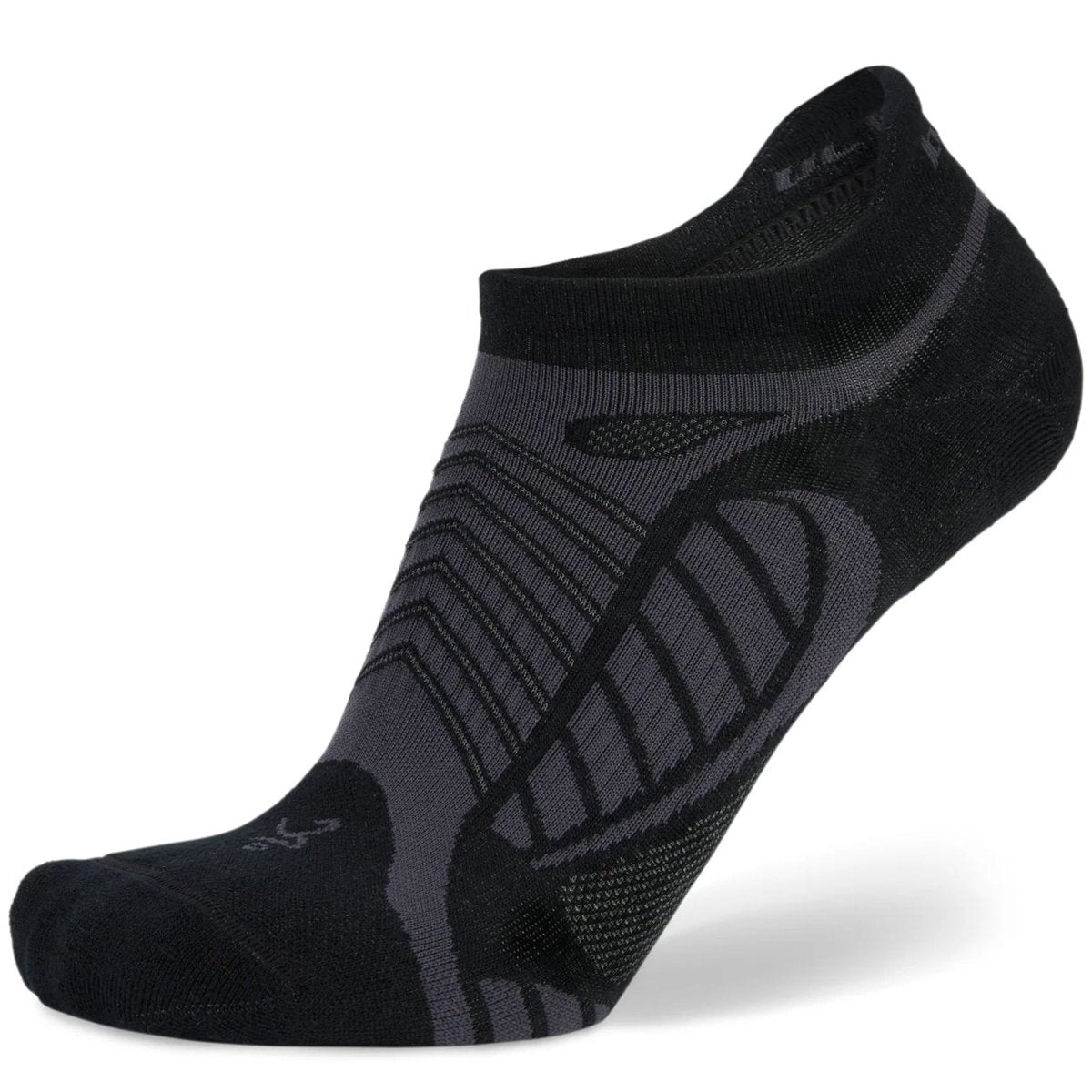 Balega Ultralight No Show Running Socks, Black - Forza Sports
