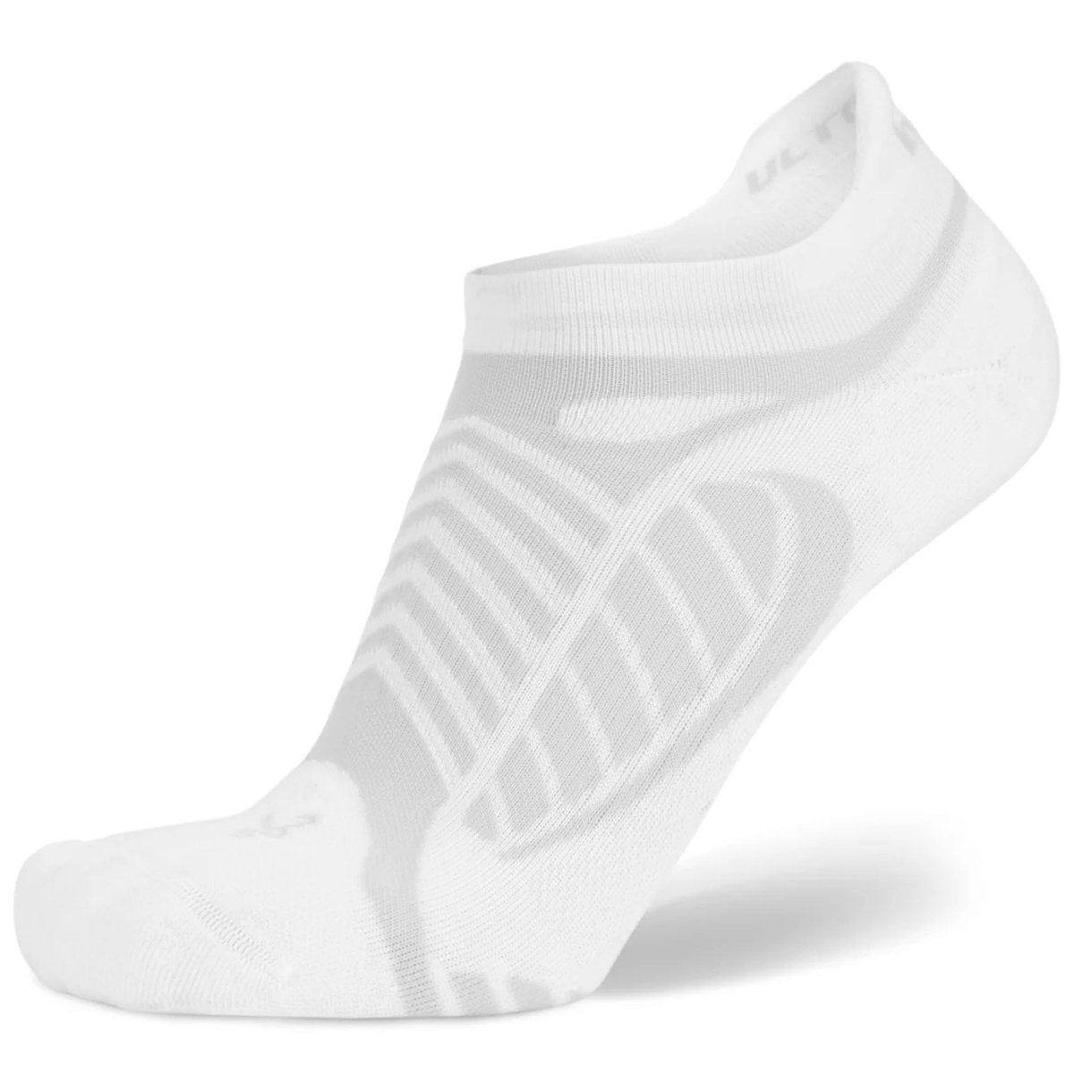 Balega Ultralight No Show Running Socks, White - Forza Sports