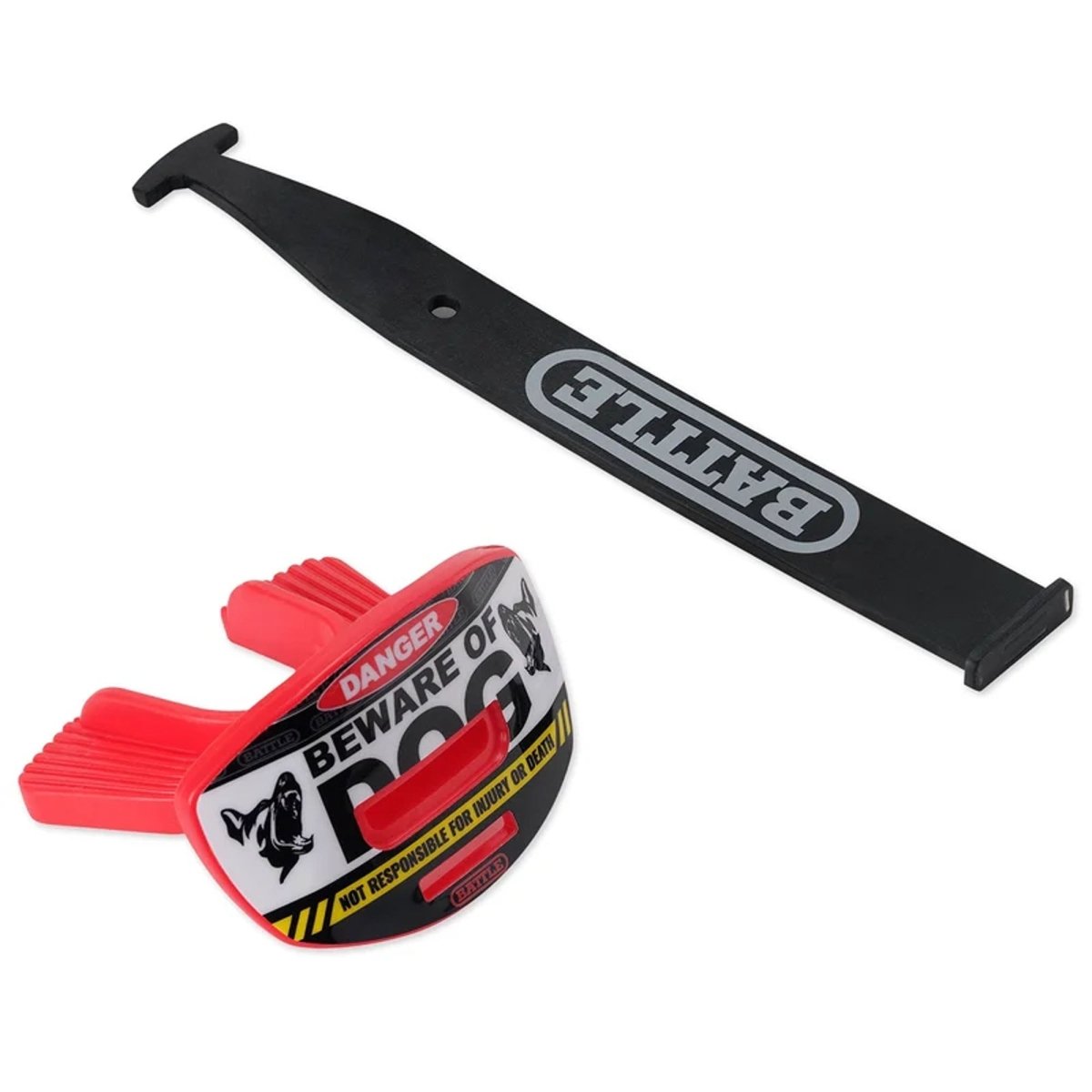 Battle Sports "Beware of Dog" Speed X Mouthguard with Interchangeable Thick Strap - Forza Sports