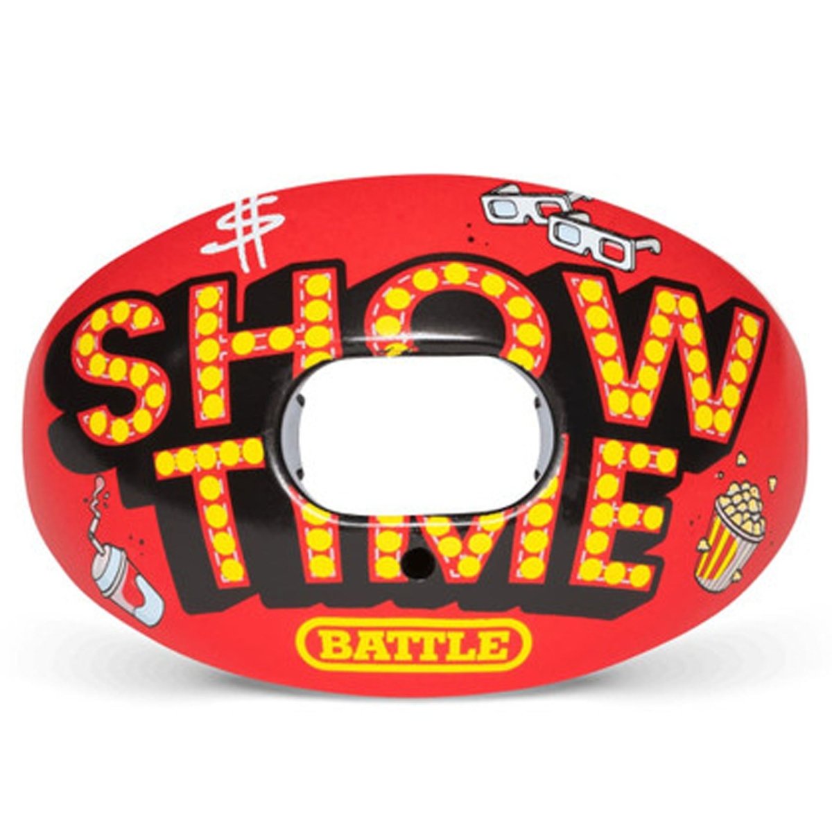 Battle Sports "Showtime" Oxygen Football Mouthguard - Red - Forza Sports