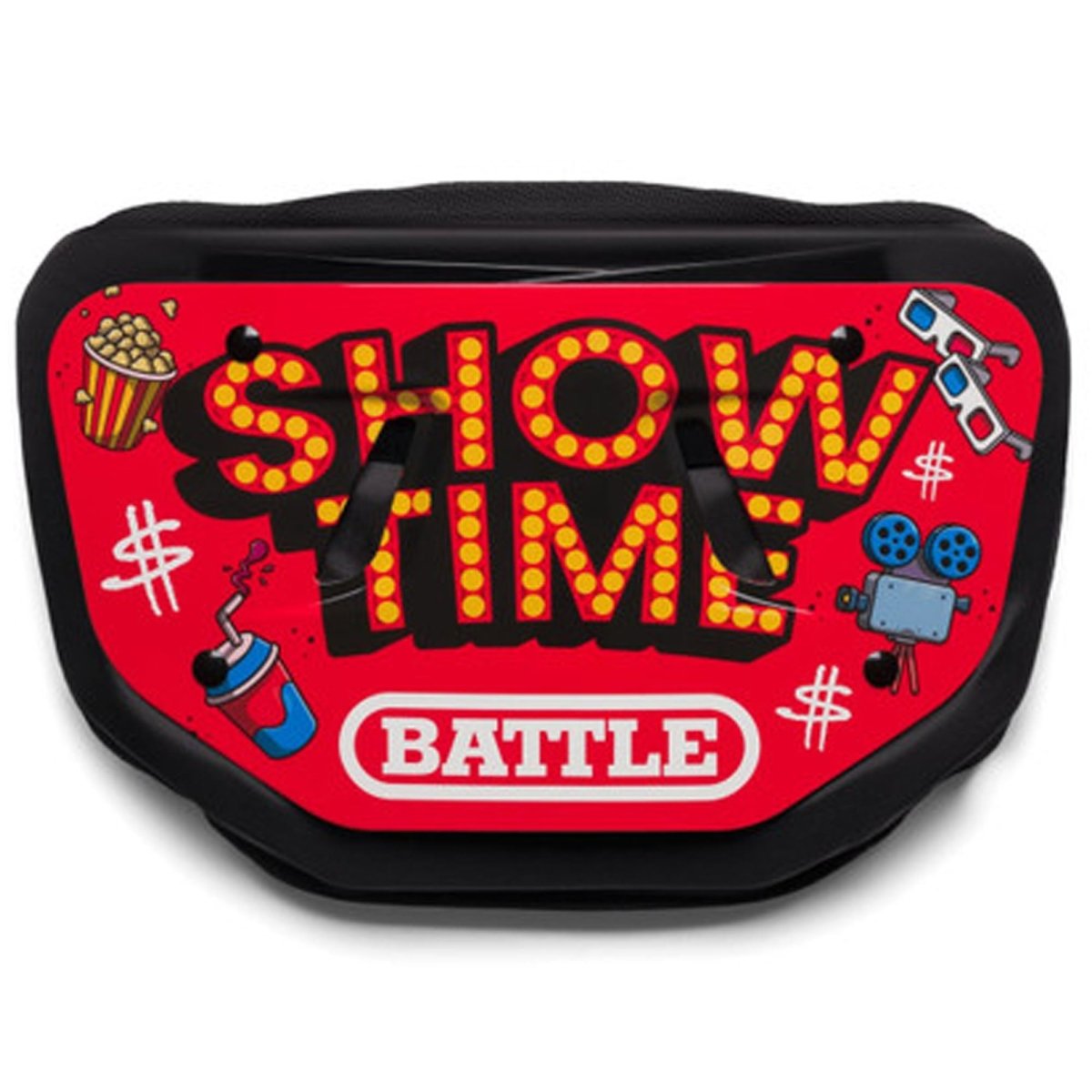 Battle Sports Adult Backplate "Showtime" - Red - Forza Sports