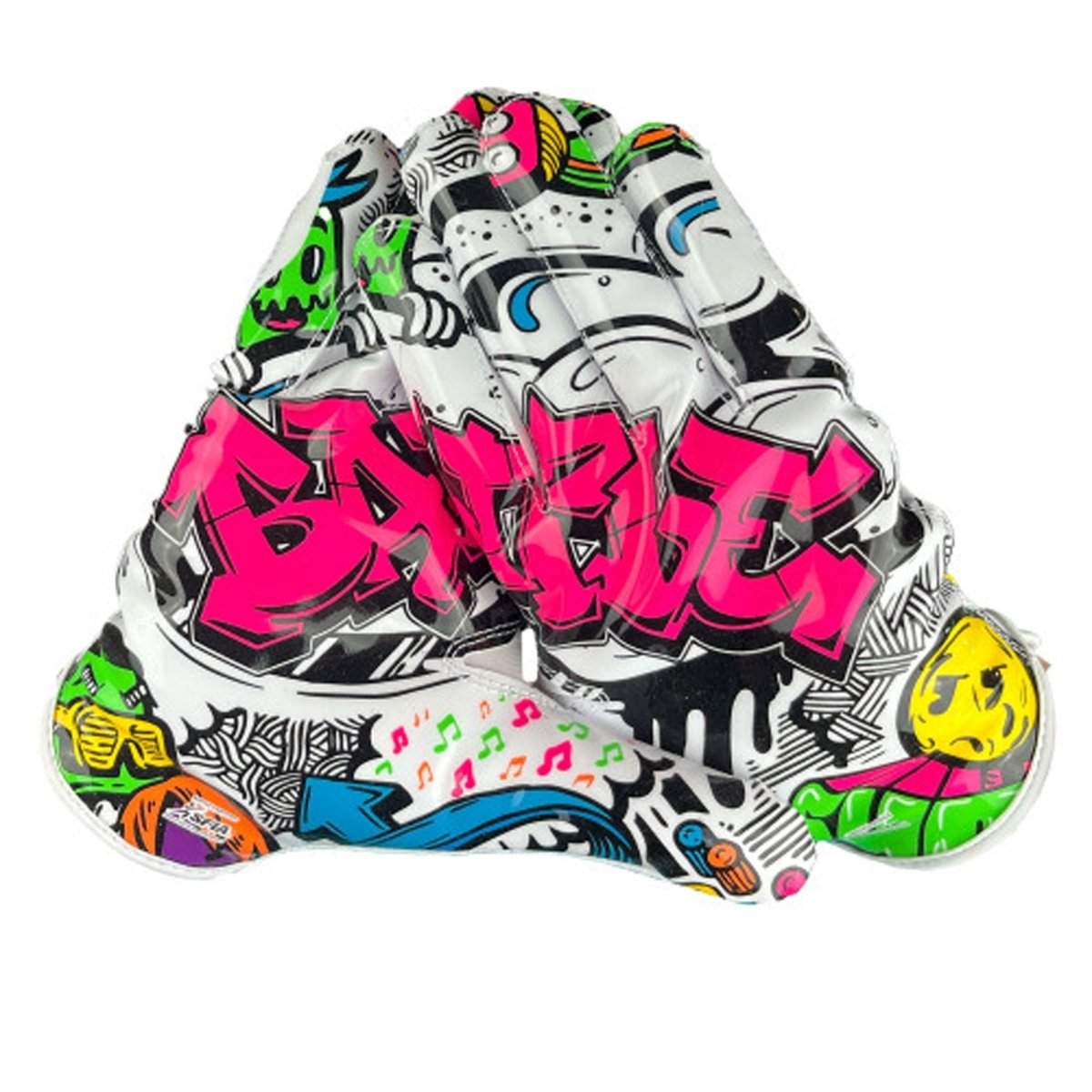 Battle Sports Adult "Graffiti" Doom Speed Receiver Football Gloves - Forza Sports