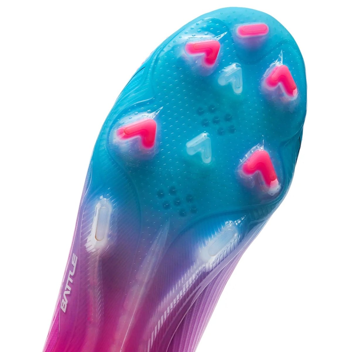 Battle Sports AstroFly Fade Football Cleats, Neon Pink/Laser Blue - Forza Sports