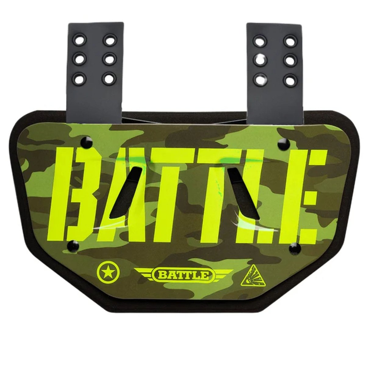 Battle Sports Adult/Youth Stencil Camo Football Backplate - Forza Sports