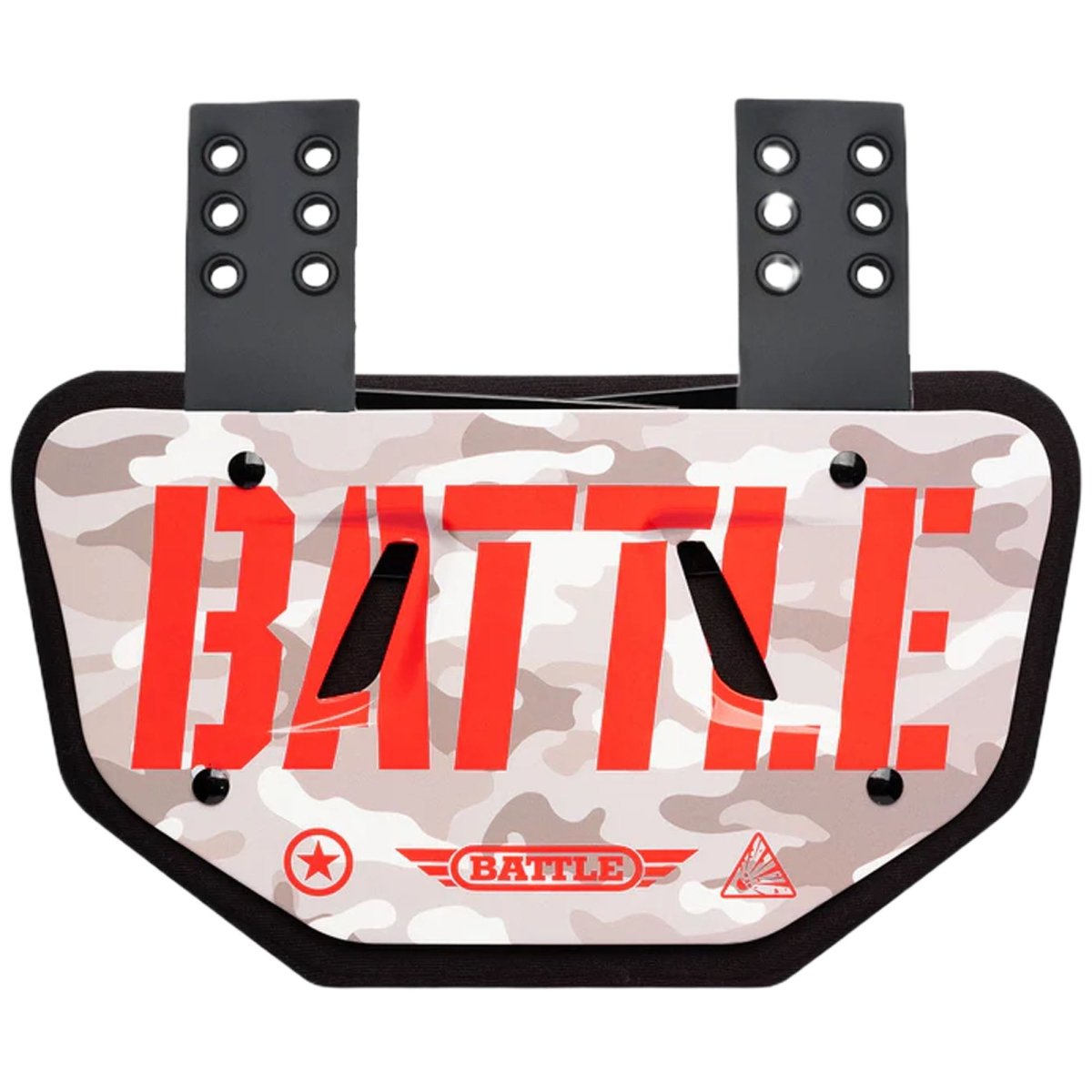 Battle Sports Adult/Youth Stencil Camo Football Backplate - Forza Sports