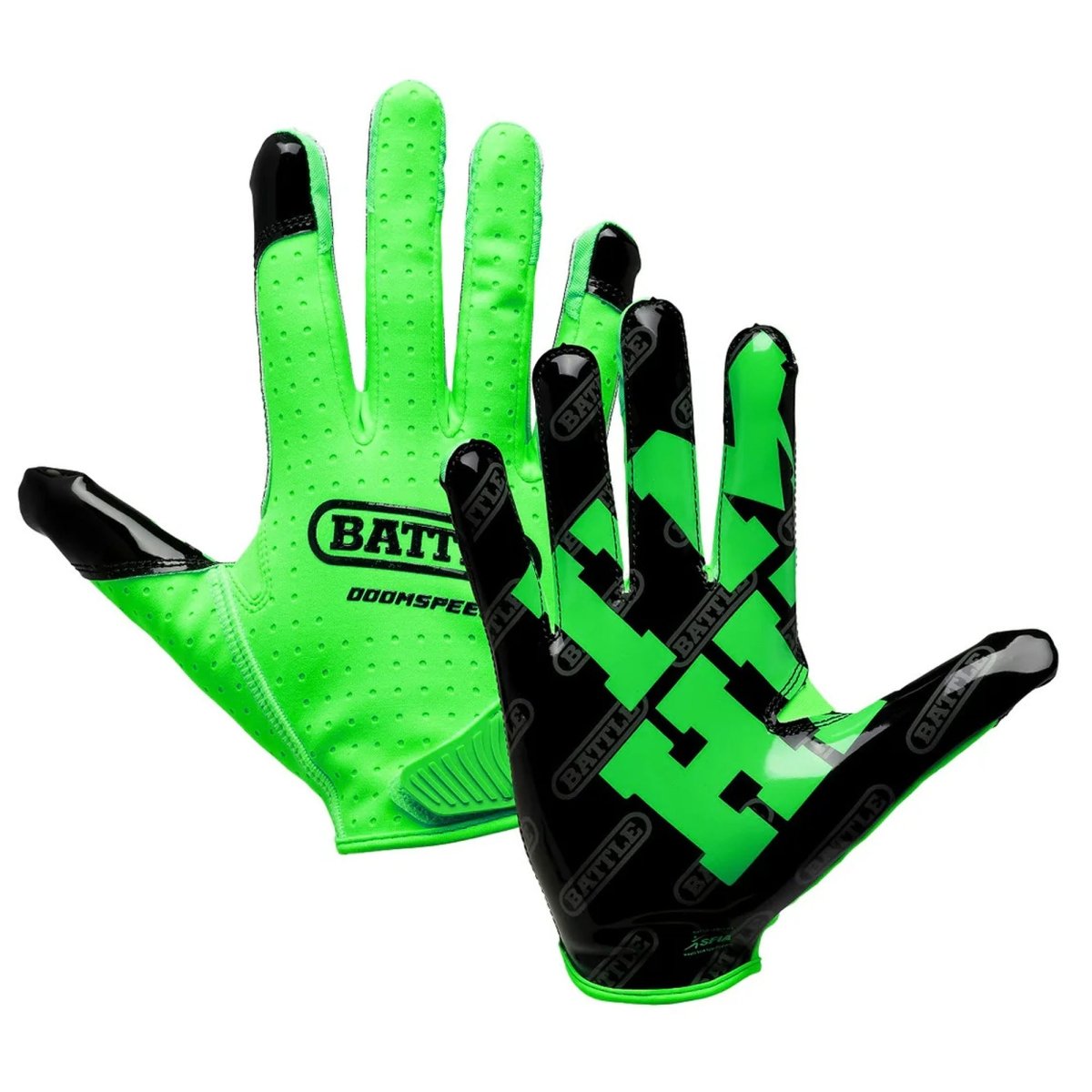 Battle Sports Adult "I'M HIM" Doom Speed Receiver Football Gloves - Forza Sports