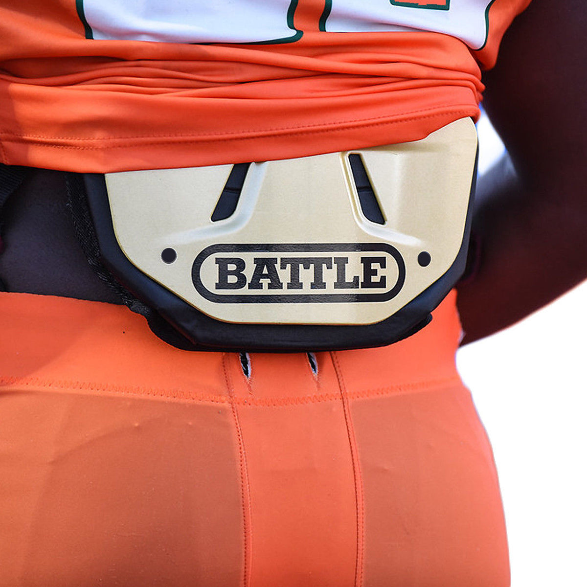 Battle Sports Youth Chrome Protective Football Back Plate Battle Sports