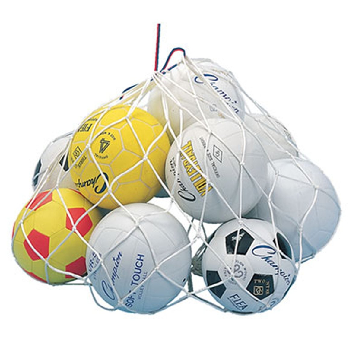 Champion Sports Nylon Basketball Bag - 24" x 36" - White - Forza Sports