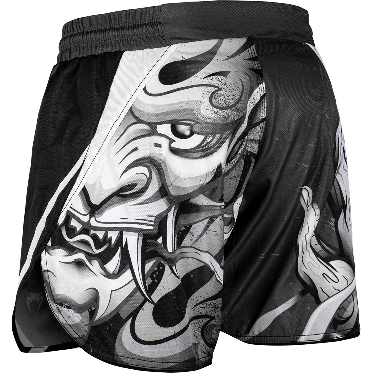 Venum Devil Lightweight MMA Fight Shorts - White/Black - Forza Sports