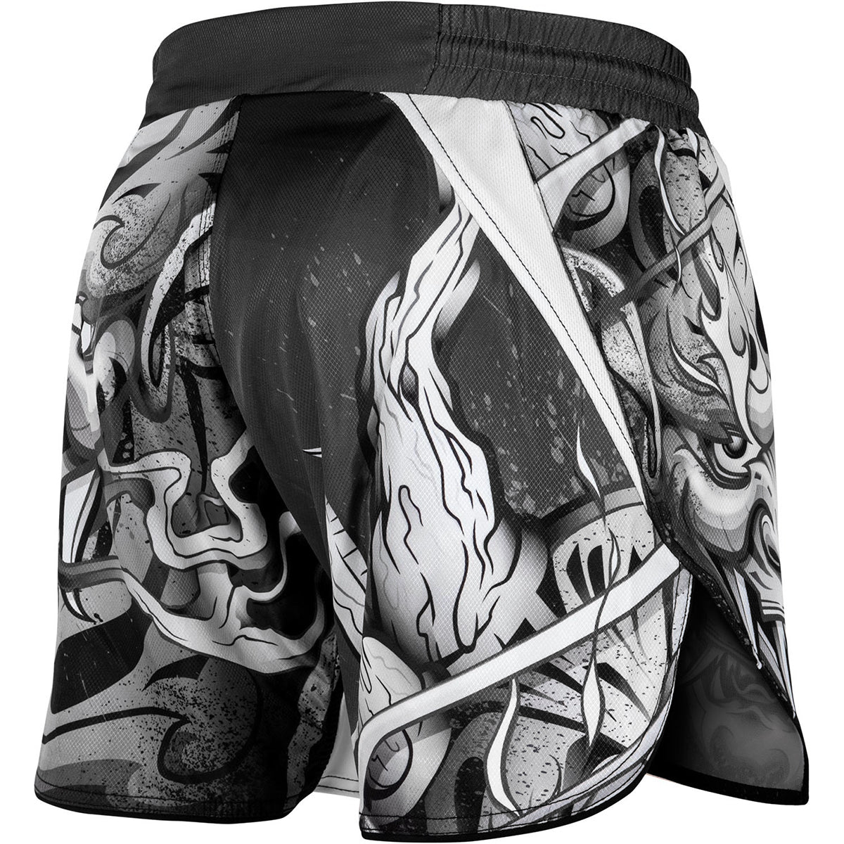 Venum Devil Lightweight MMA Fight Shorts - White/Black - Forza Sports