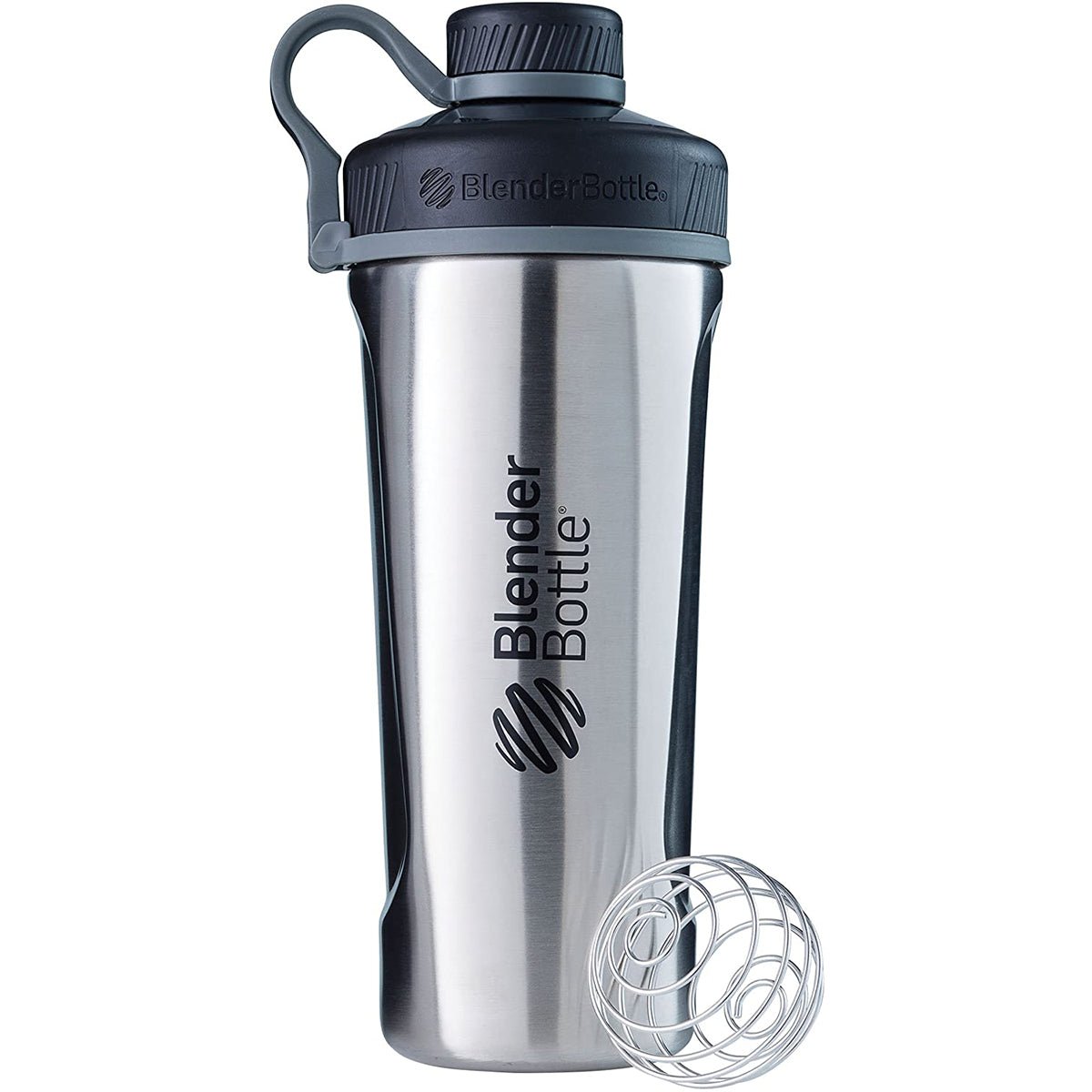 Blender Bottle Radian 26 oz. Stainless Steel Shaker Mixer Cup with Loop Top - Forza Sports