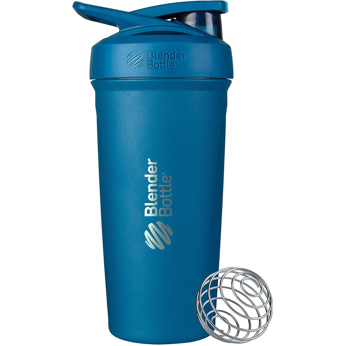 Blender Bottle 24 oz. Strada Insulated Stainless Steel Shaker Bottle w/ Loop Top - Forza Sports