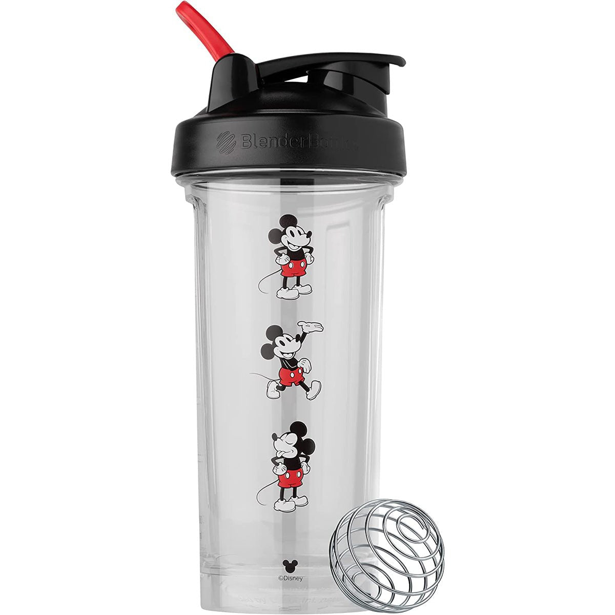 Blender Bottle Pro Series 28 oz. Mickey and Minnie Shaker Mixer Cup w/ Loop Top - Forza Sports