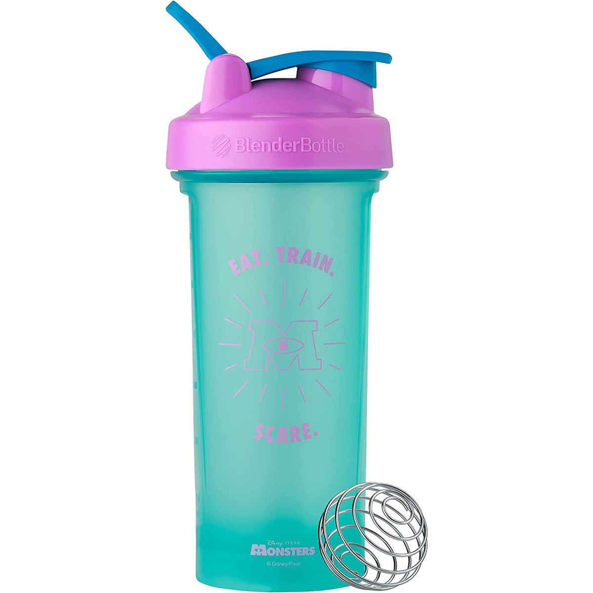 Blender Bottle Classic 28 oz. Disney Pixar Shaker Mixer Cup with Loop Top - Forza Sports
