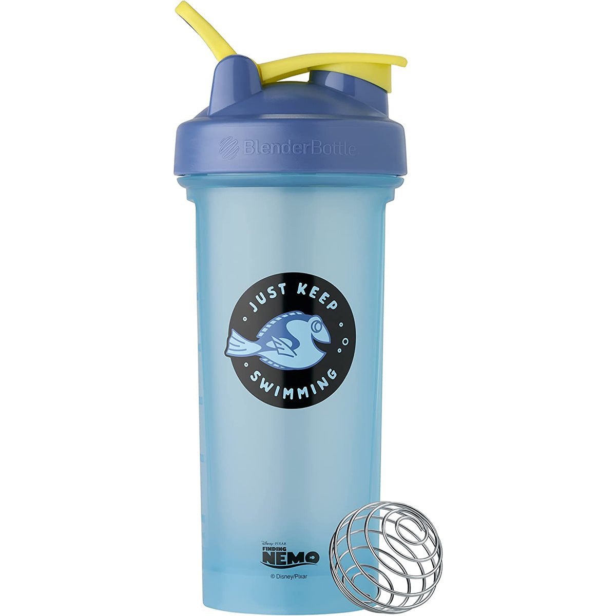 Blender Bottle Classic 28 oz. Disney Pixar Shaker Mixer Cup with Loop Top - Forza Sports