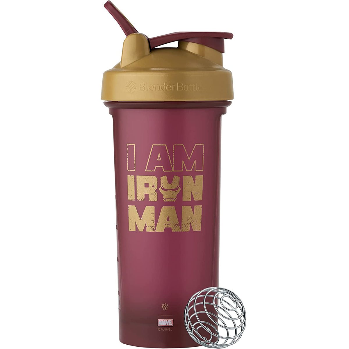 Blender Bottle Classic 28 oz. Marvel Shaker Mixer Cup with Loop Top - Forza Sports