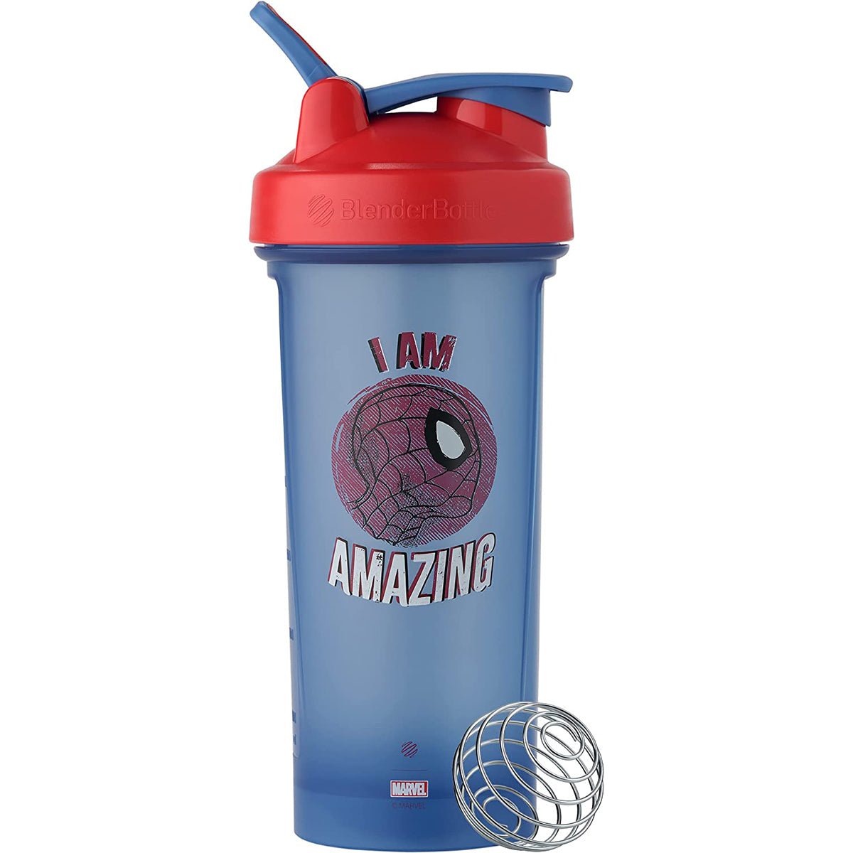 Blender Bottle Classic 28 oz. Marvel Shaker Mixer Cup with Loop Top - Forza Sports