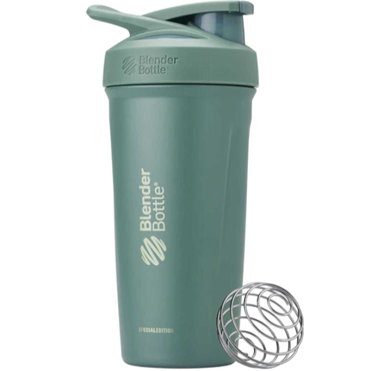 Blender Bottle 24 oz. Strada Insulated Stainless Steel Shaker Bottle w/ Loop Top - Forza Sports