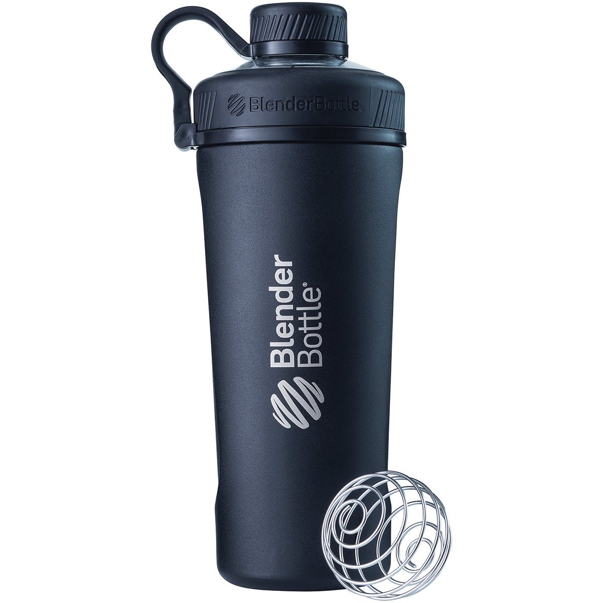 Blender Bottle Radian 26 oz. Stainless Steel Shaker Mixer Cup with Loop Top - Forza Sports