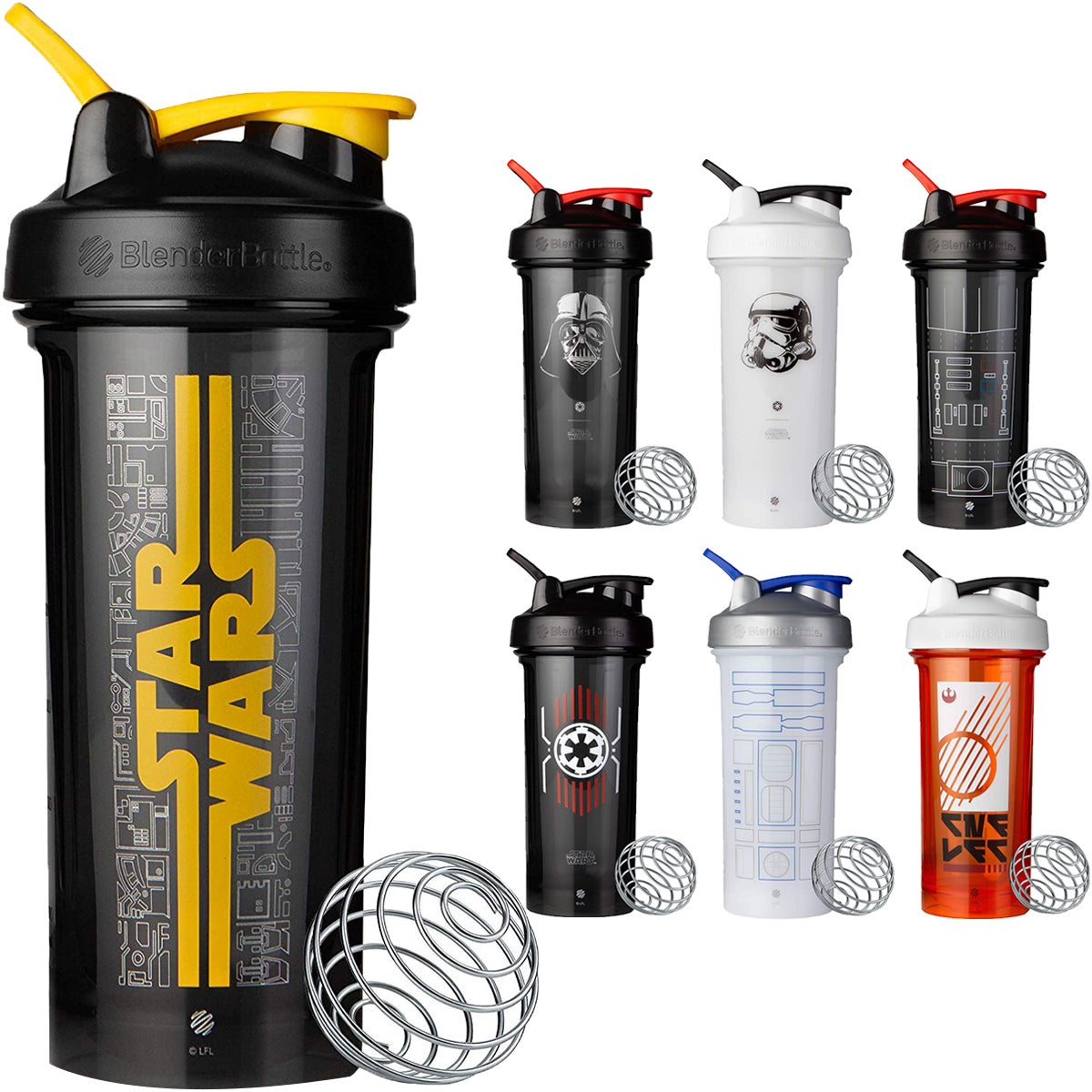 Blender Bottle Star Wars Pro Series 28 oz. Shaker Mixer Cup with Loop Top Blender Bottle