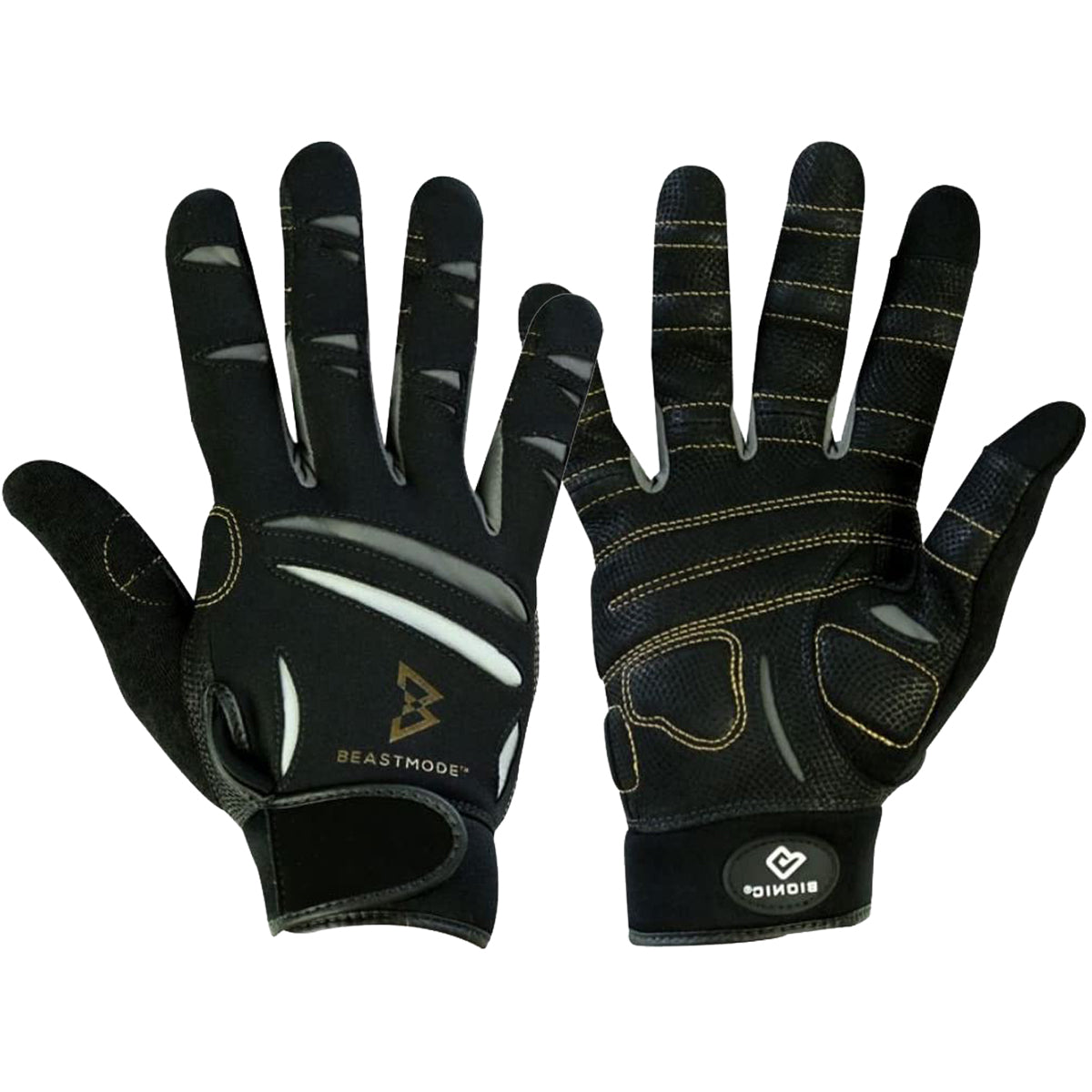 Bionic Women's BeastMode Full Finger Fitness Gloves - Black - Forza Sports