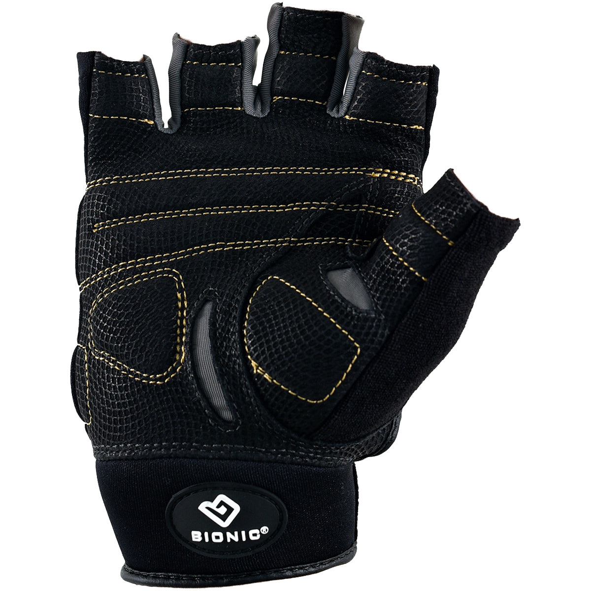 Bionic Women's BeastMode Fingerless Fitness Gloves - Black - Forza Sports