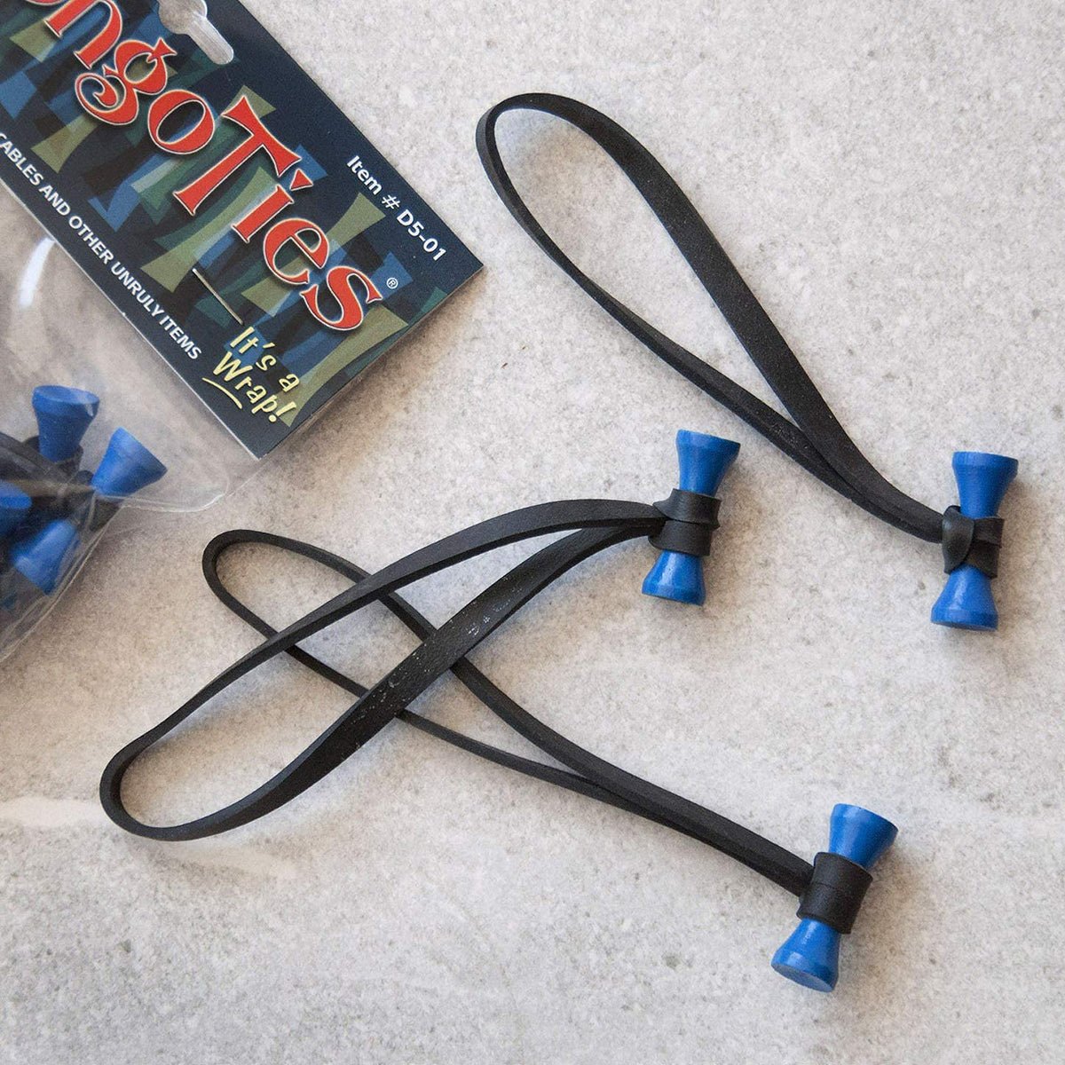 BongoTies All - Natural Reusable Cable Tie Wraps 10 - Pack - Forza Sports