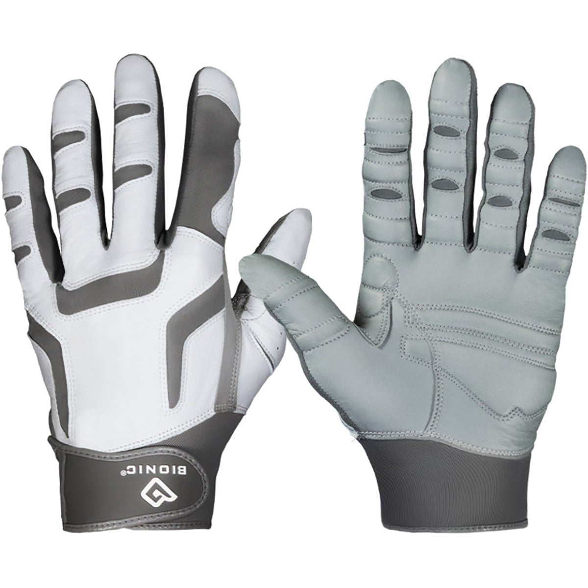 Bionic Men's Left Hand Relief Grip 2.0 Golf Glove - Silver - Forza Sports