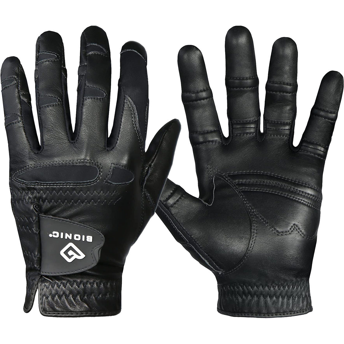 Bionic Men's Cadet Left Hand Stable Grip 2.0 Expansion Zone Golf Glove - Black - Forza Sports