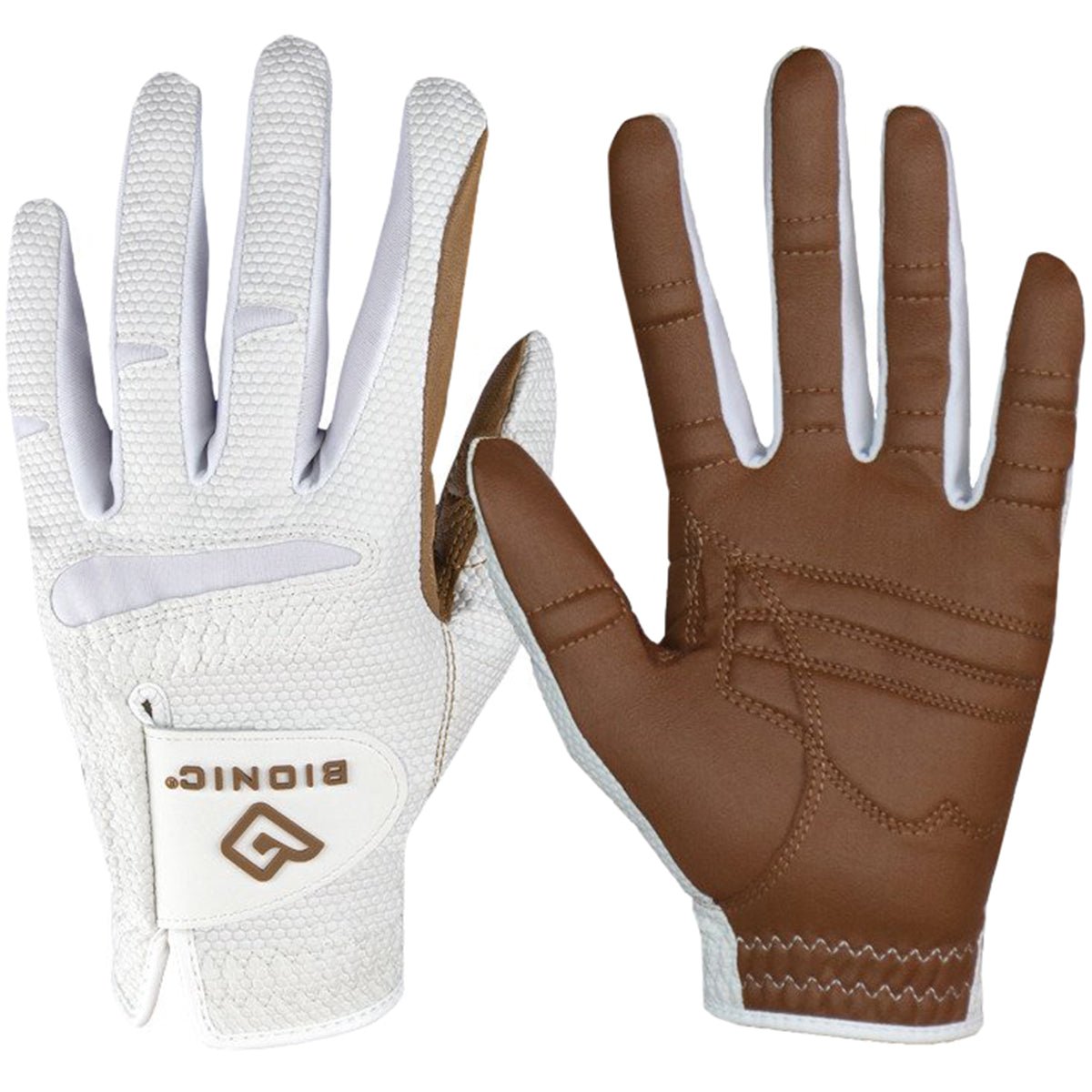 Bionic Women's Left Hand Relax Grip 2.0 Golf Glove - Caramel - Forza Sports