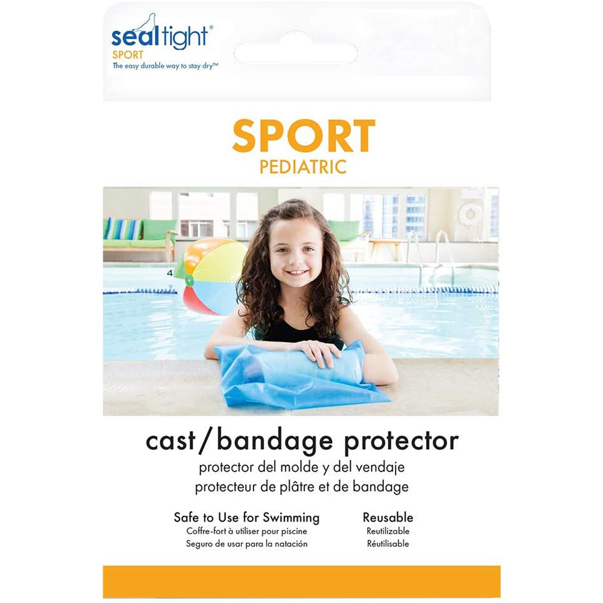 Seal - Tight Sport Pediatric Waterproof Cast & Bandage Swimming Protector for Kids - Forza Sports