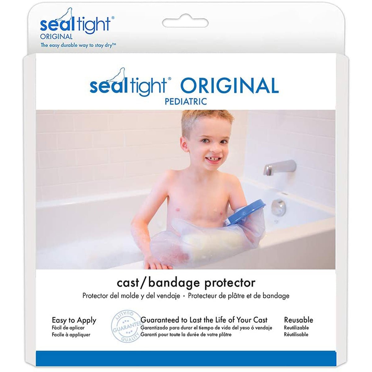 Seal - Tight Original Pediatric Waterproof Arm Cast and Bandage Protector for Kids - Forza Sports