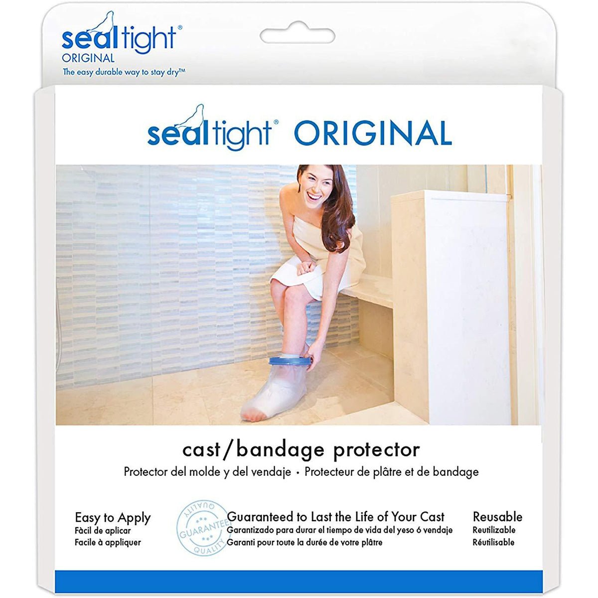 Seal - Tight Original Adult Waterproof Leg Cast Cover and Bandage Protector - Forza Sports