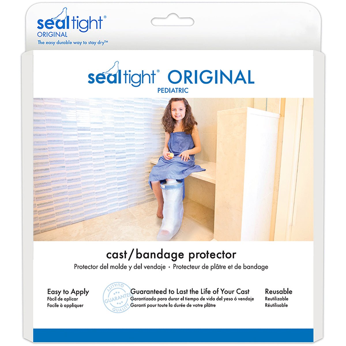 Seal - Tight Original Pediatric Waterproof Leg Cast and Bandage Protector for Kids - Forza Sports