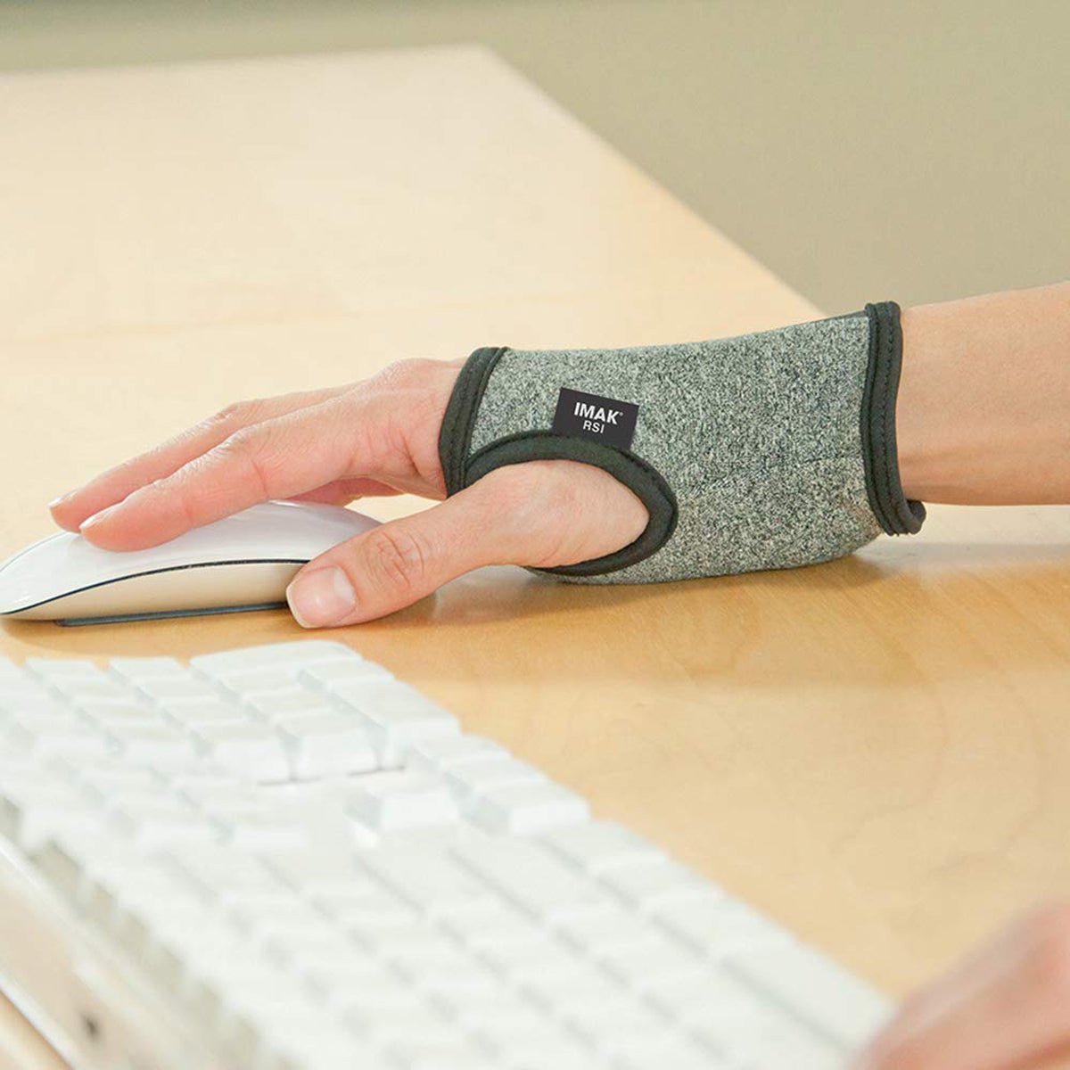 Brownmed IMAK RSI Computer Glove - Universal - Heather Gray - Forza Sports