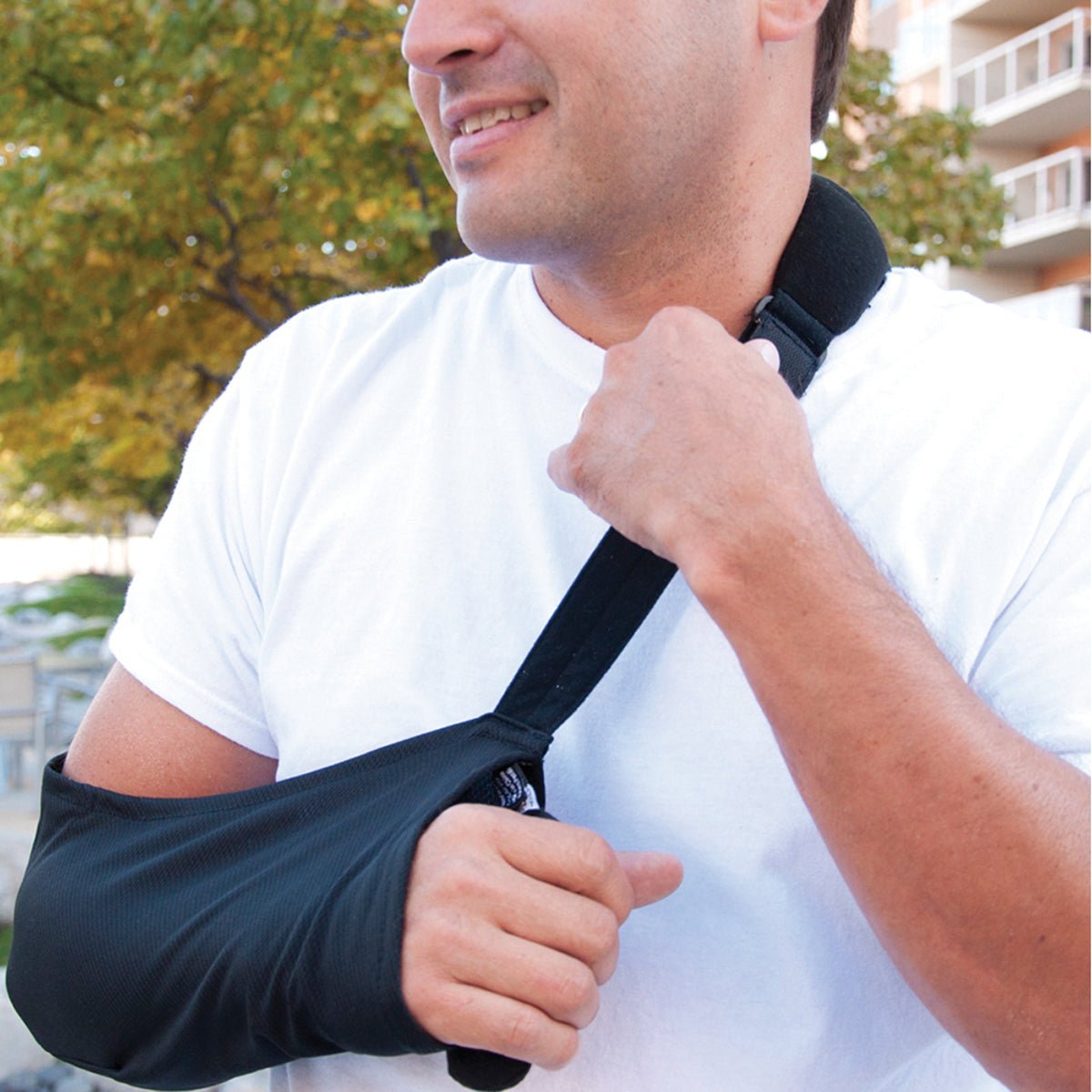 Brownmed IMAK RSI Arm Sling with Immobilizer - Universal - Black - Forza Sports